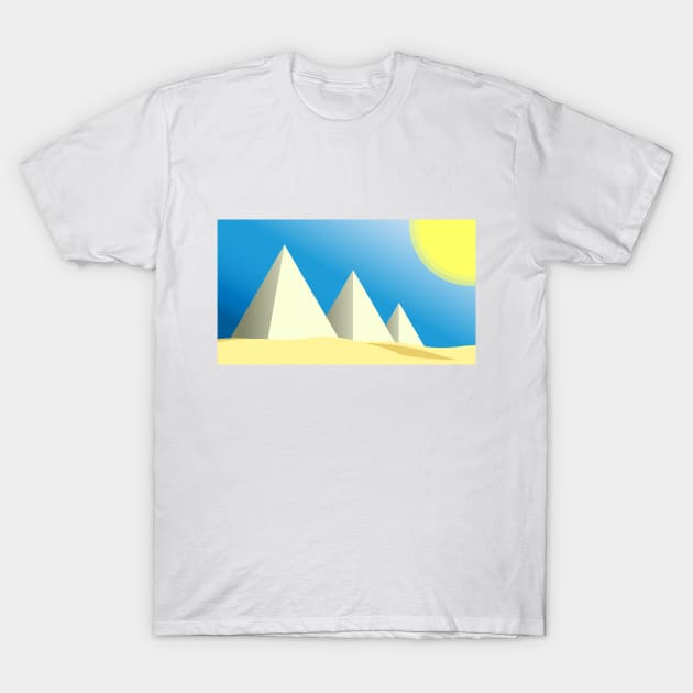 Pyramids T-Shirt by Nyaxxy